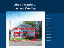 Tablet Screenshot of jimstrophies.com